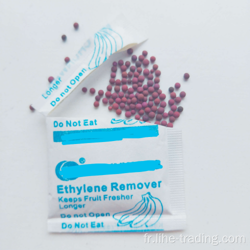 Absorbeur d&#39;éthylène de permanganate de potassium